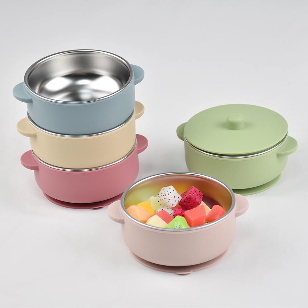 300ml Baby Training Bowl with  - Baby Food Jars With Lids 评论和价格