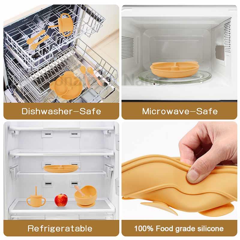 Baby Feeding Plate Sets Suctio - Baby Food Menu 评论和价格