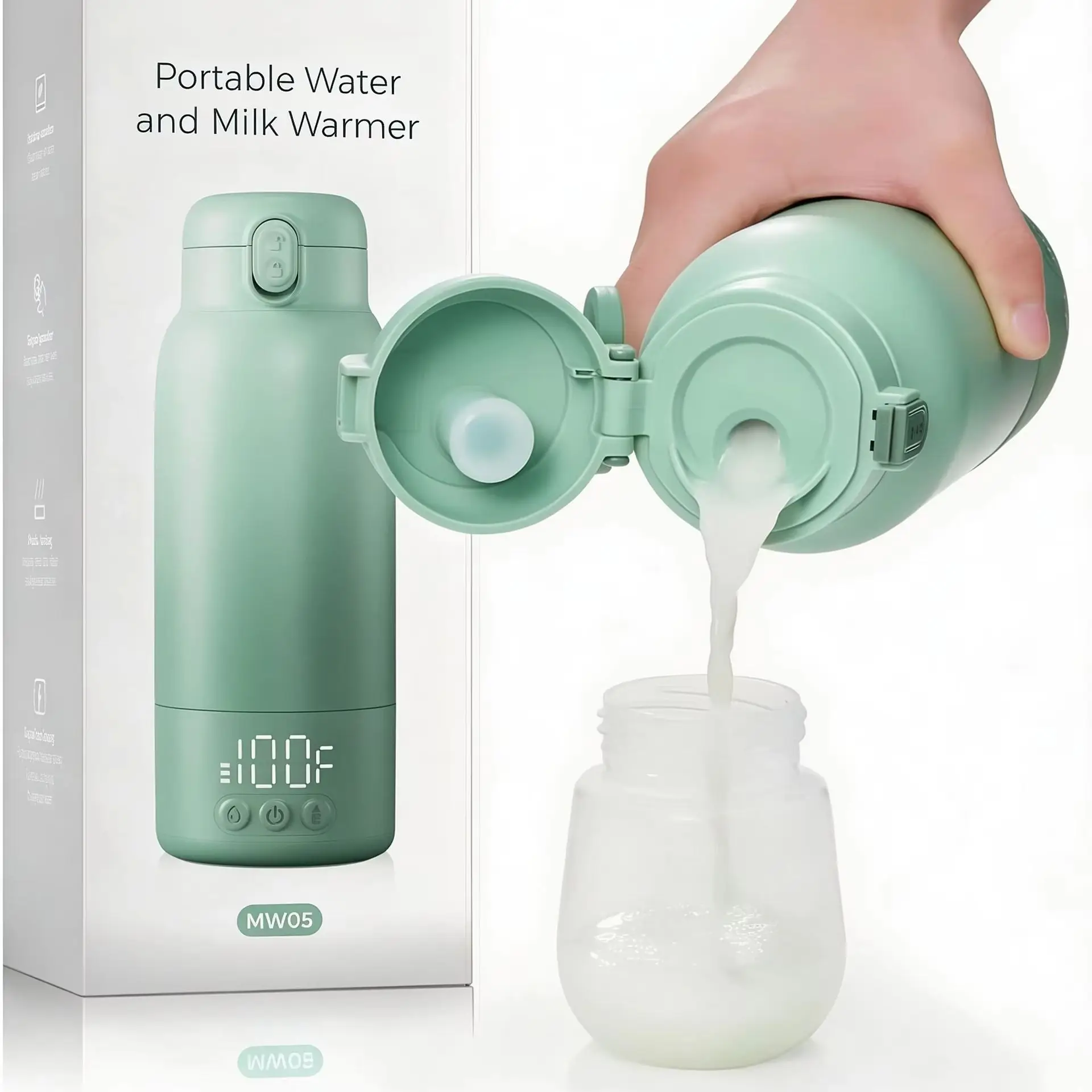 Portable Bottle Warmer for Tra - Baby Food Warmer 评论和价格