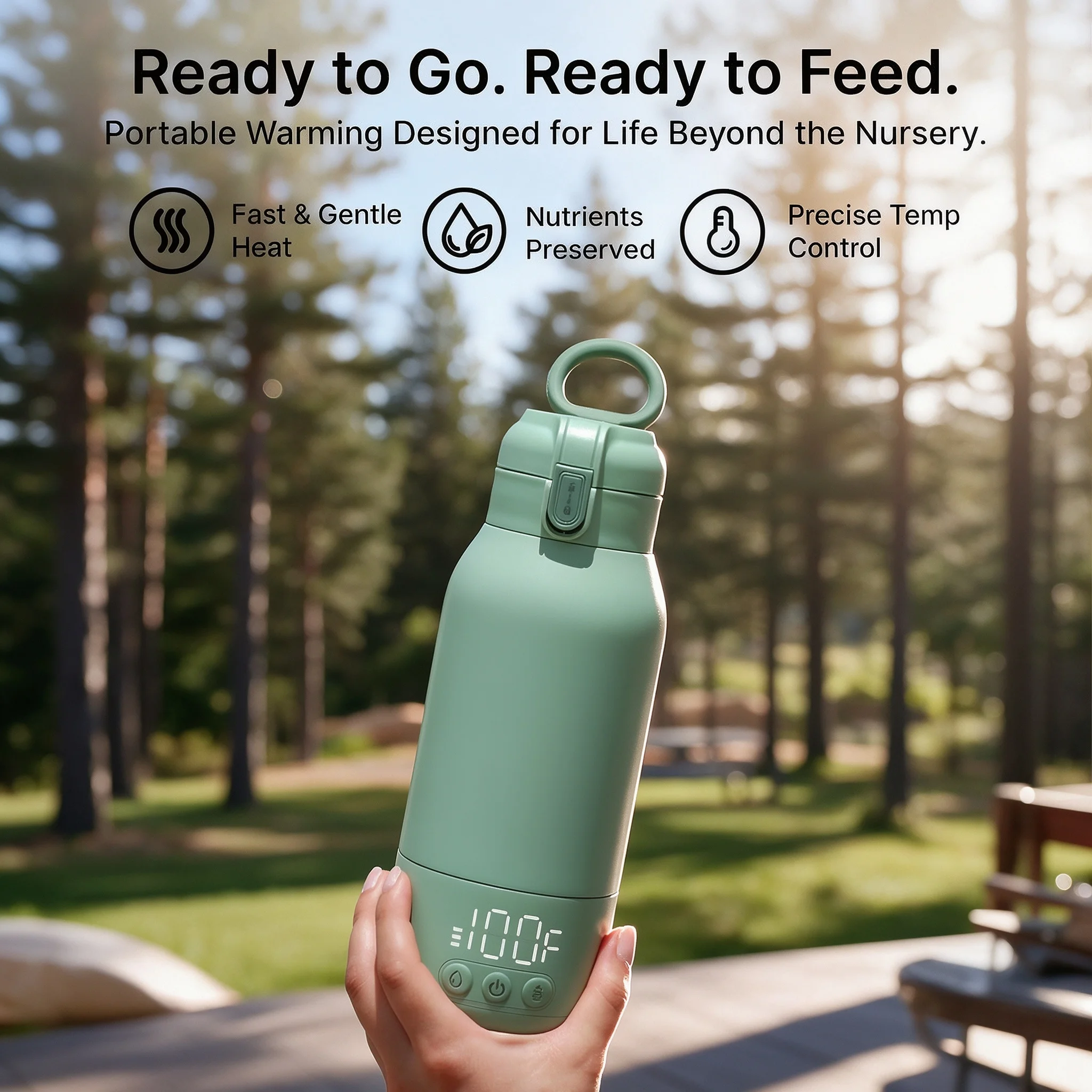 Portable Bottle Warmer for Tra - Baby Food Warmer 评论和价格