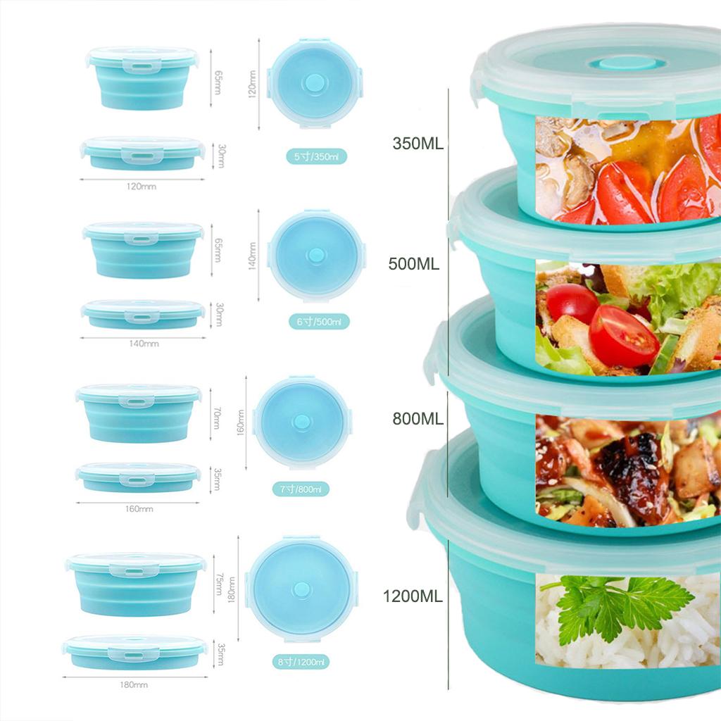Collapsible Silicone Bowl with - Baby Food Vegetables 评论和价格